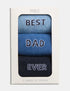 Marks & Spencer "3pk Best Dad Ever Cotton Rich Socks"